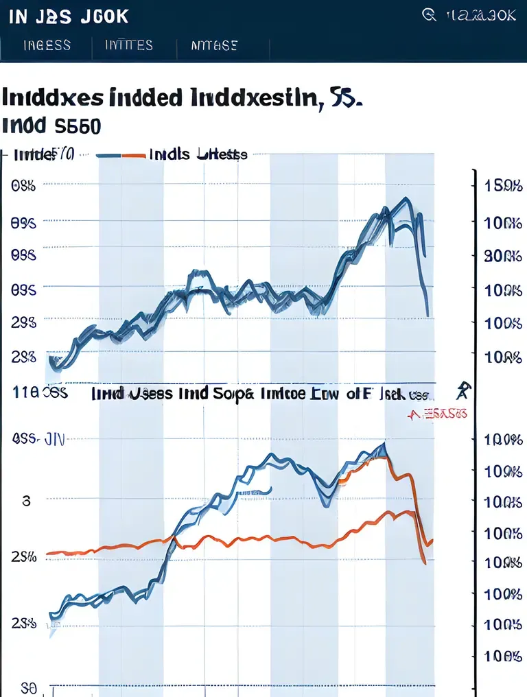 Economic Risk and Uncertainty Illustrated with Stock Market Graph