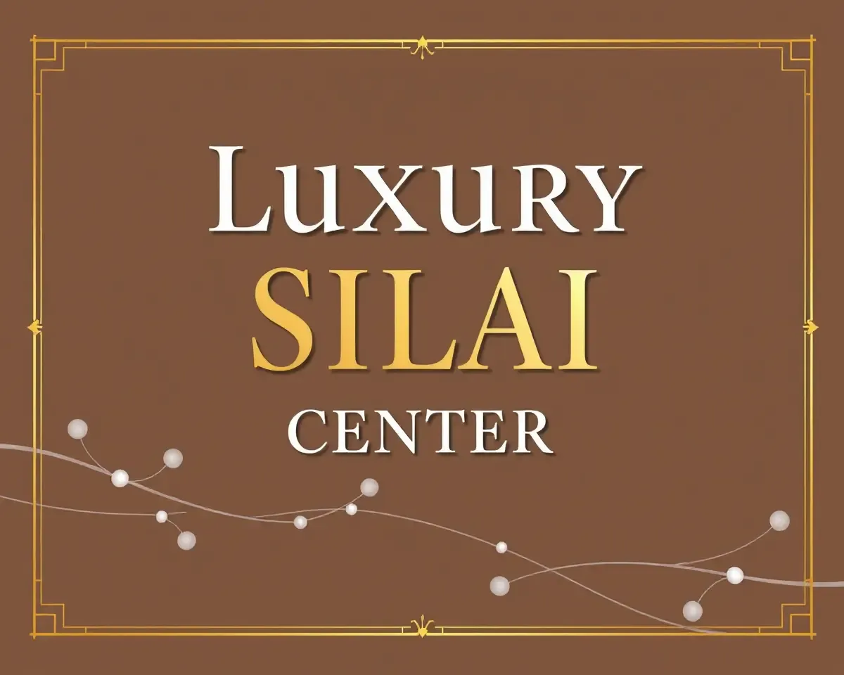Elegant Poster for Luxury Silai Center with Sophisticated Design