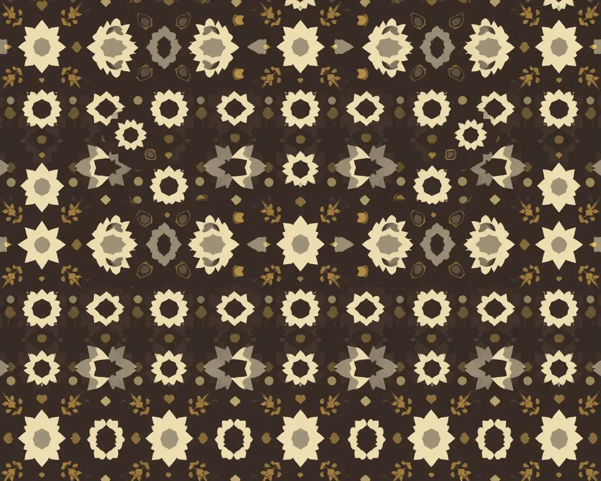 Fashionable Kular Patterned Textile Design