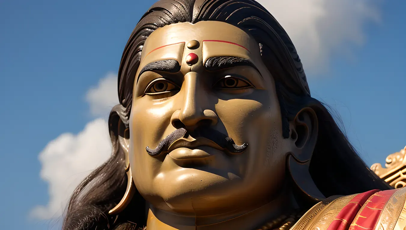 Fierce Determination on Lord Shiva's Face