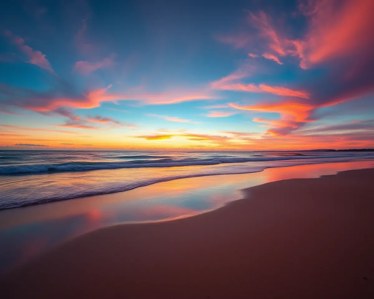 Free 4x6 HD Beach Sunset Background Download in PSD