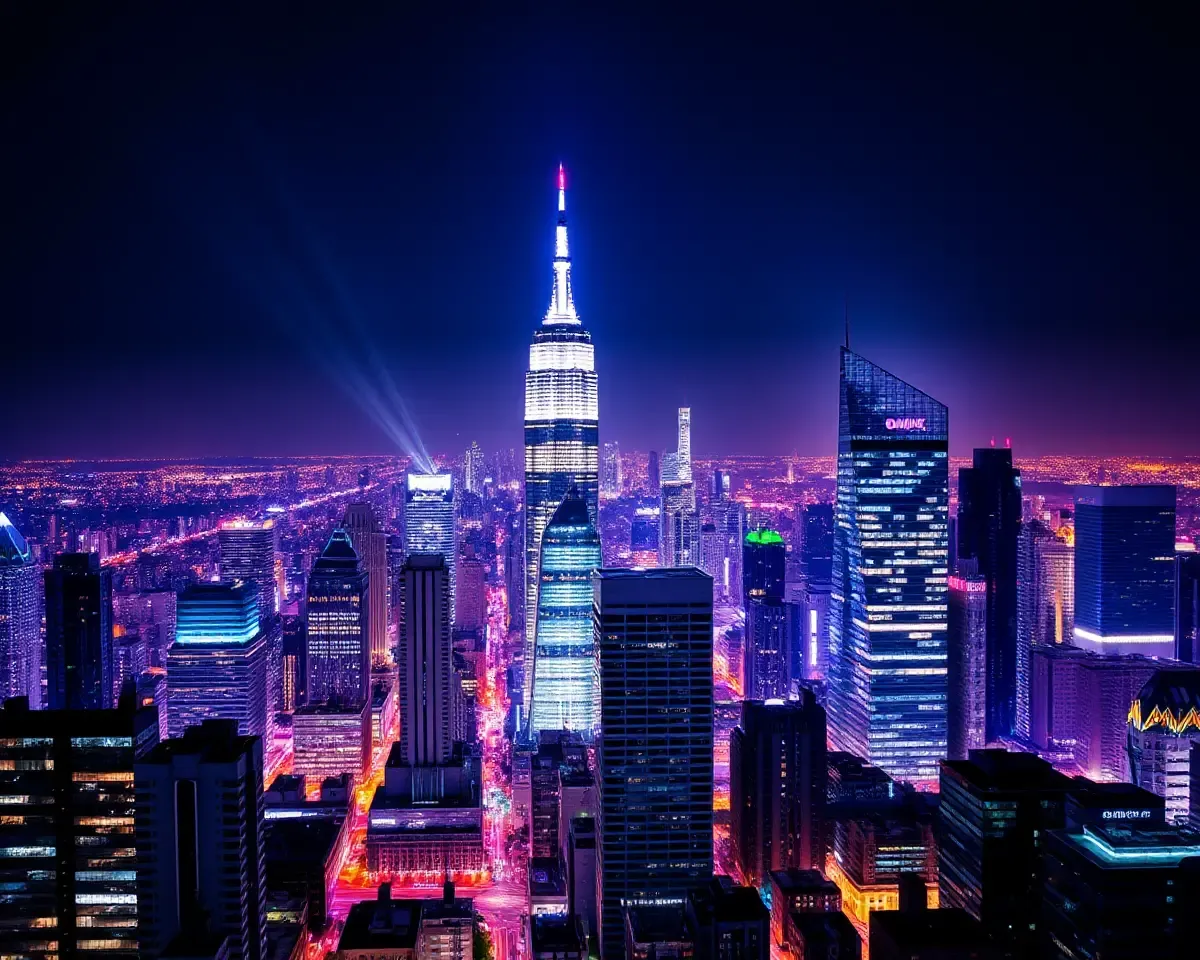 Free 4x6 HD Cityscape Night Background Download PSD
