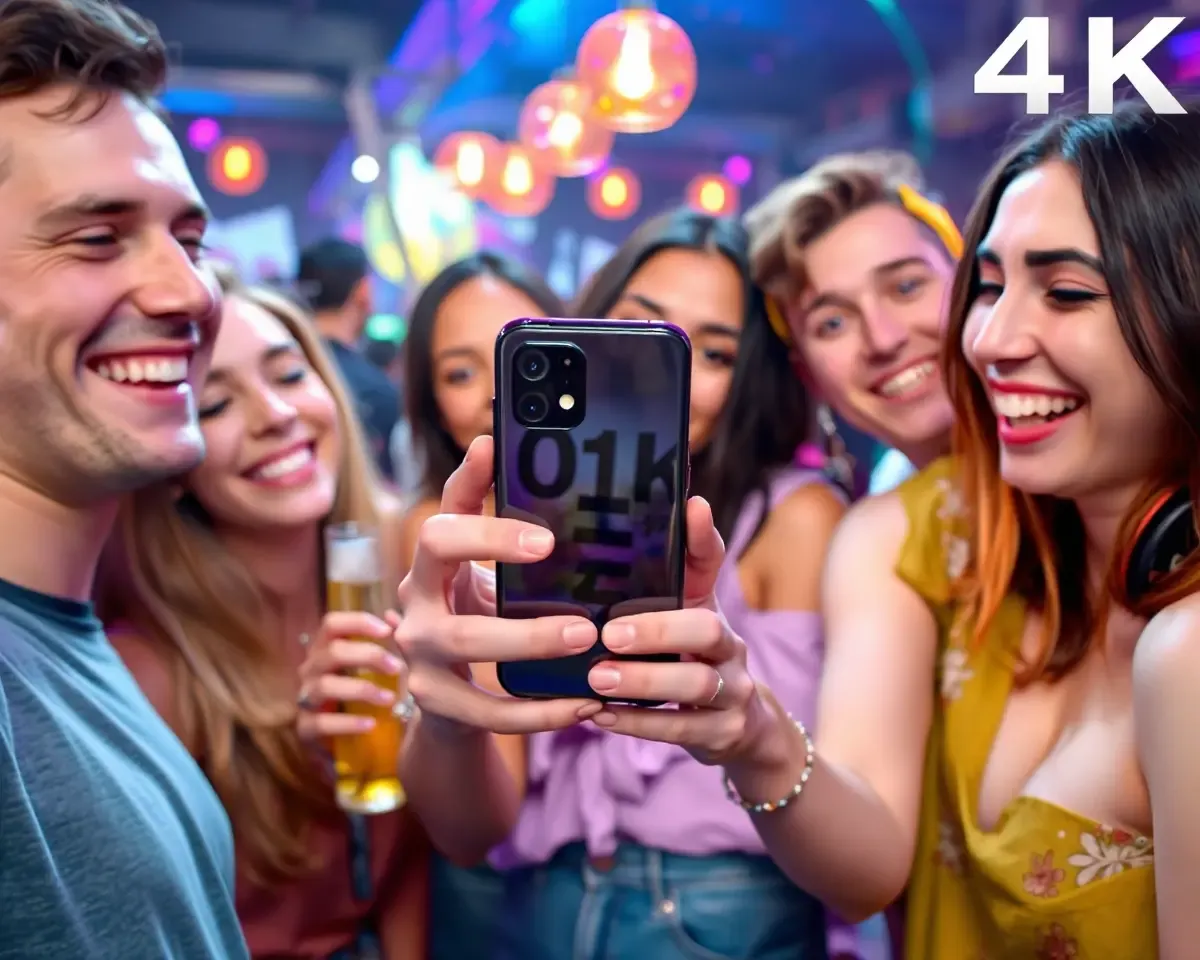 Friends Have Fun Night with Nothing Phone 1 4K