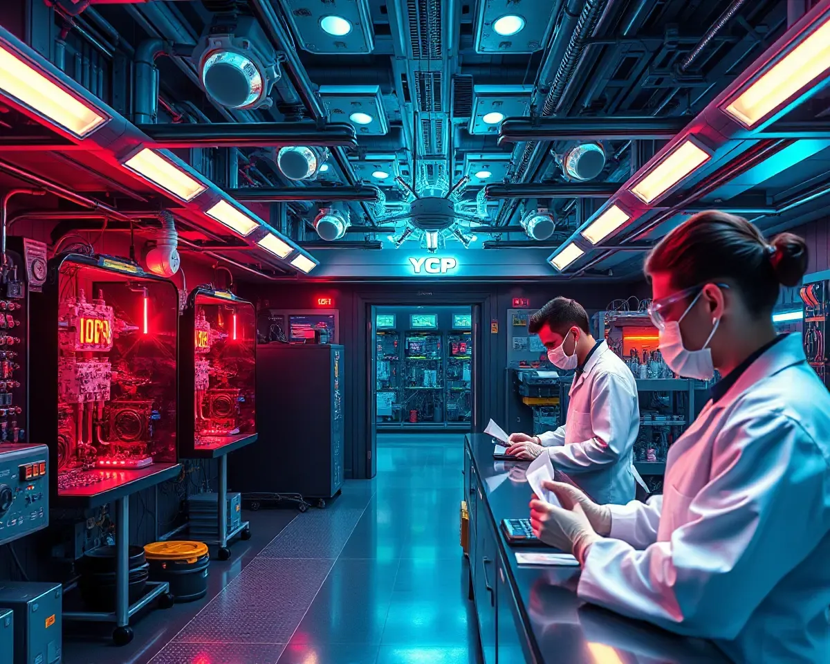 Futuristic Laboratory with Advanced Technology on YCP