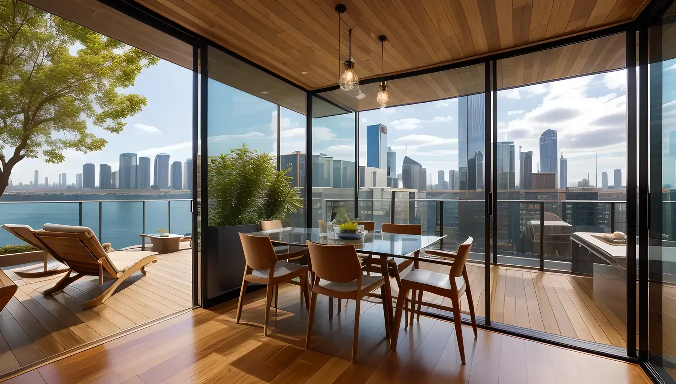 Futuristic Stilt House with Glass Floor and Rooftop Garden