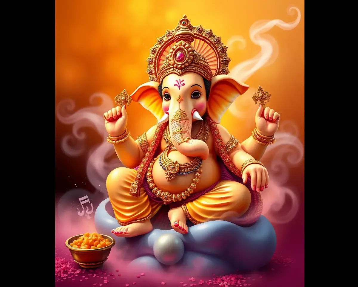 Ganpati Bappa's Arrival Invitation: Join Festive Celebration