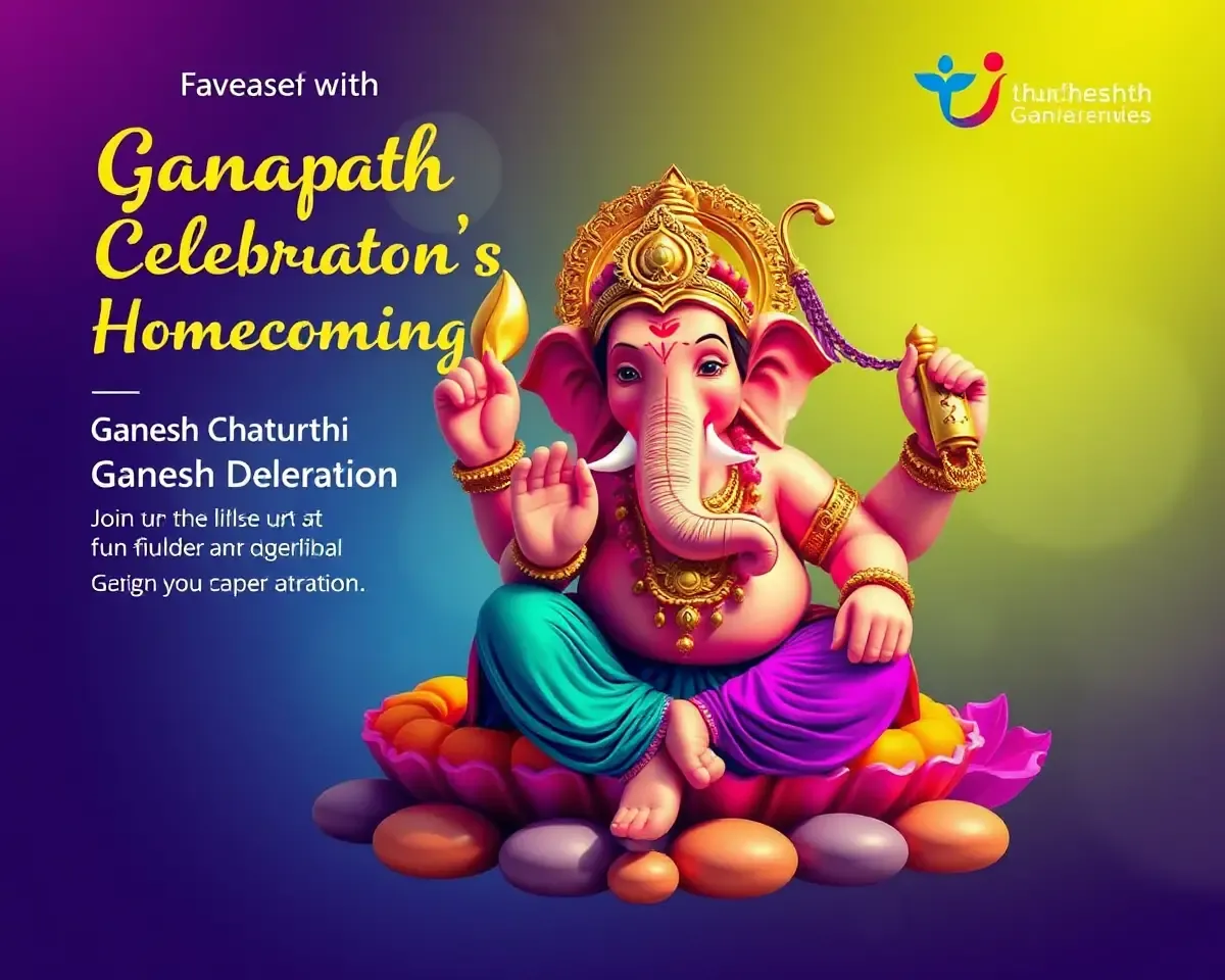 Ganpati Bappa's Homecoming Invitation: Fun-Filled Celebration Awaits