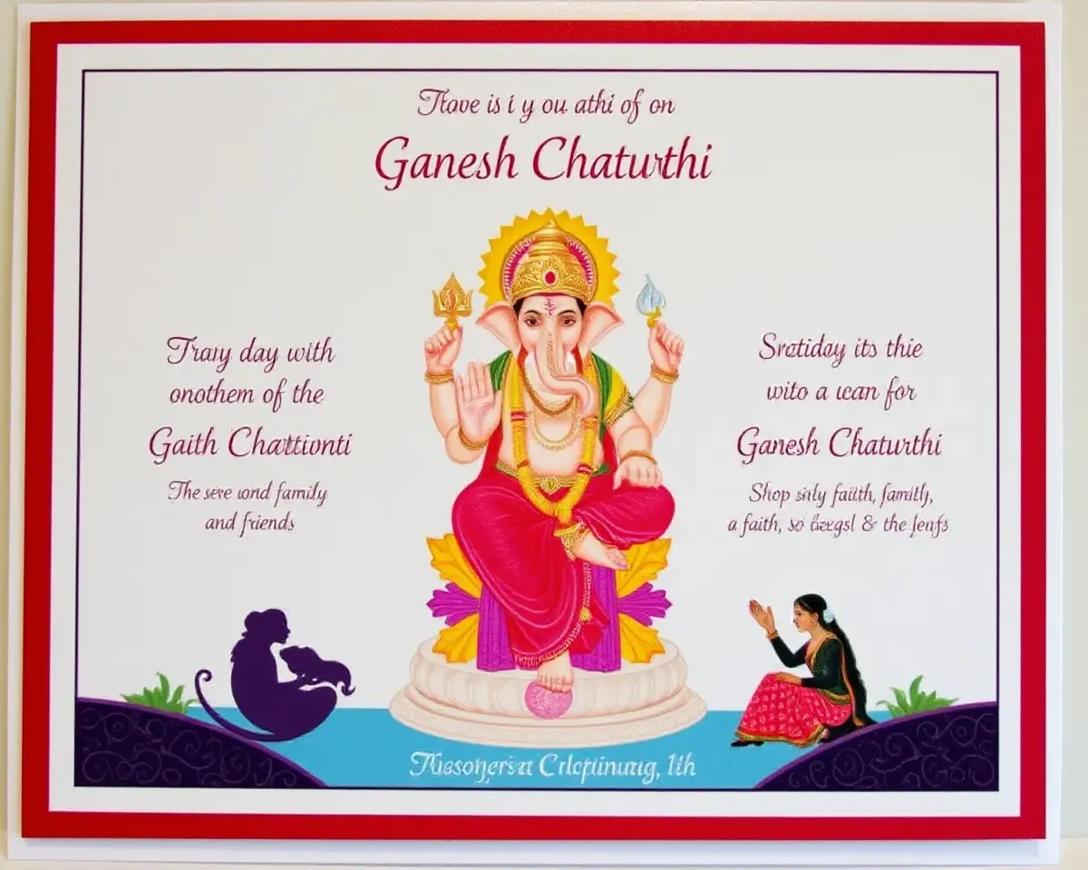 Ganpati Invitation: Celebrate Faith, Family, and Friends Together