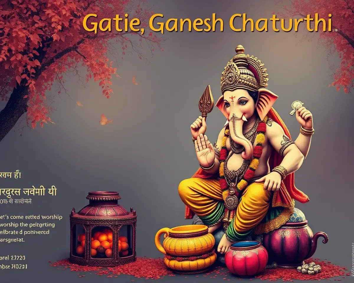 Ganpati Invitation: Worship and Celebrate Lord Ganesha's Arrival Together