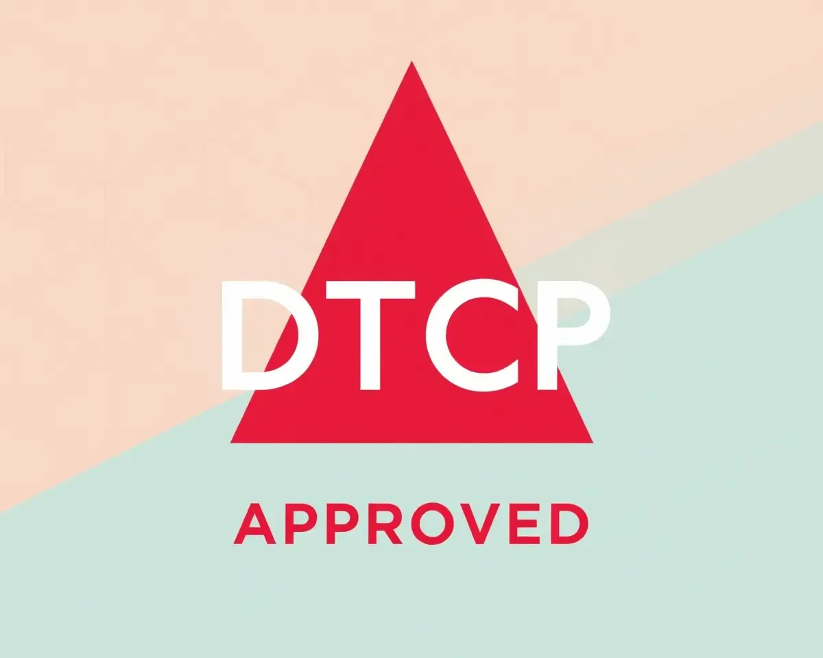 Geometric Pattern DTCP-Approved Logo Stylized Design
