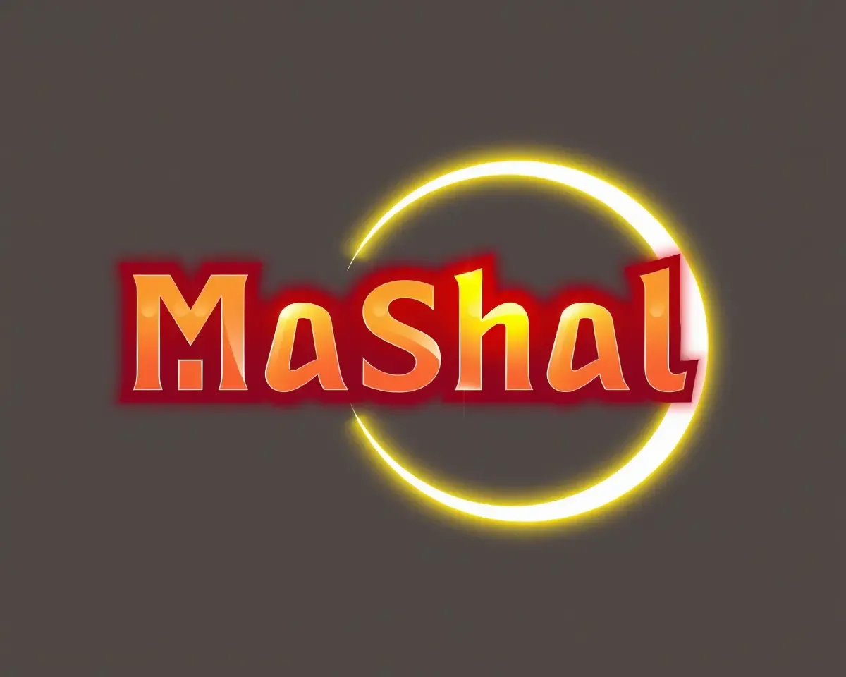 Glowing Mashal Logo PNG with Energy and Vibrancy