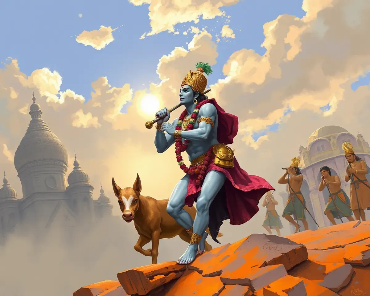 Govardhan Image: A Symbol of Divine Love and Devotion