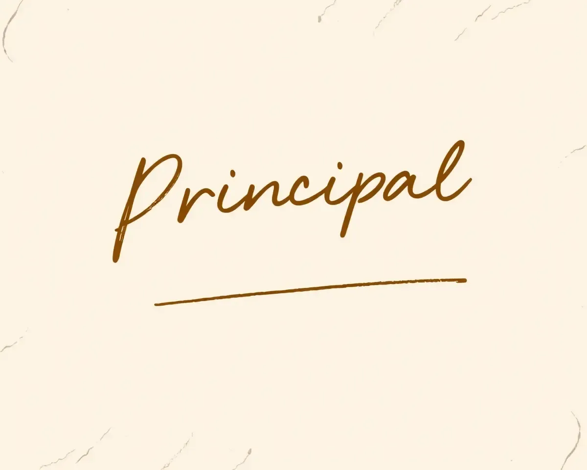 Handwritten Brown Signature on Beige Texture PNG