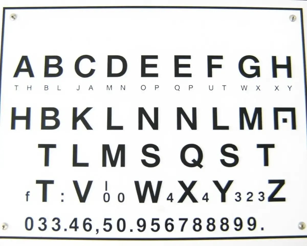 High-Contrast Braille Alphabet Chart for Visual Impairments