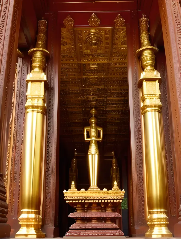Intricate Architecture of Kanakadasa Temple with Ornate Details