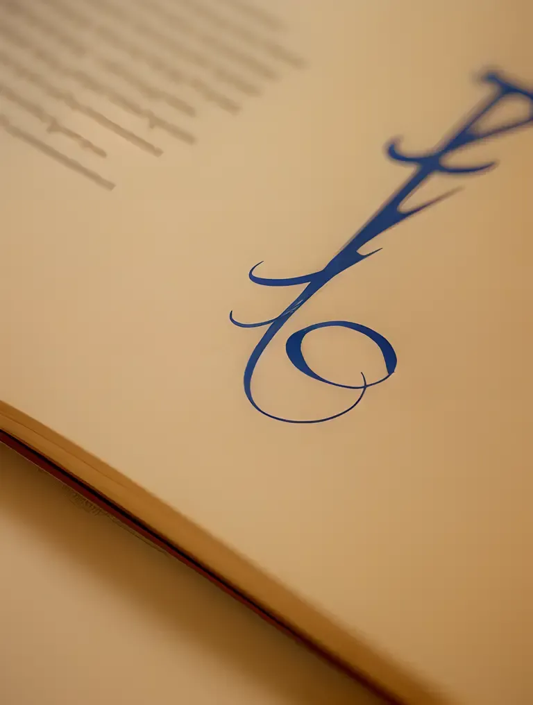 Intricate Granth Book Calligraphy and Illustrations
