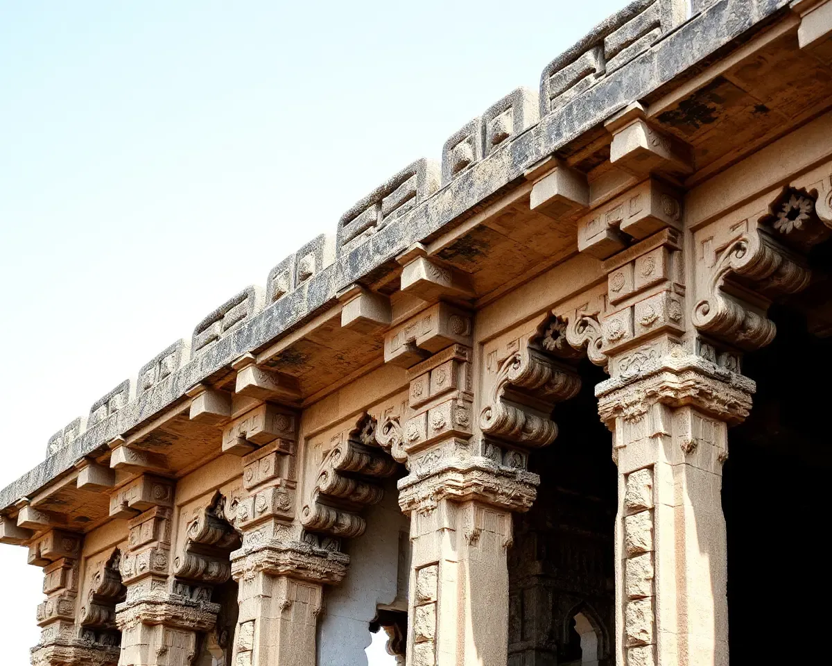 Intricately Carved Stone Walls of Ancient CSC Mohar