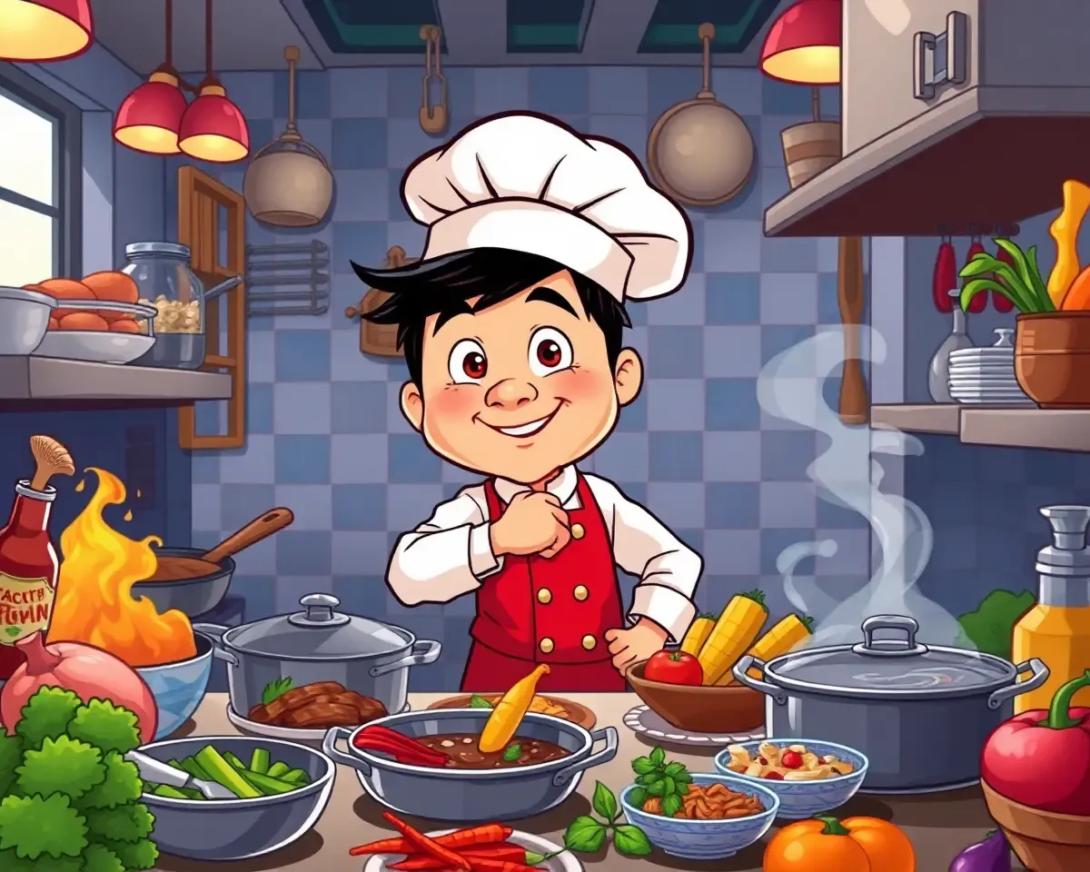 Jackie Chan Whips Up a Storm in Kitchen
