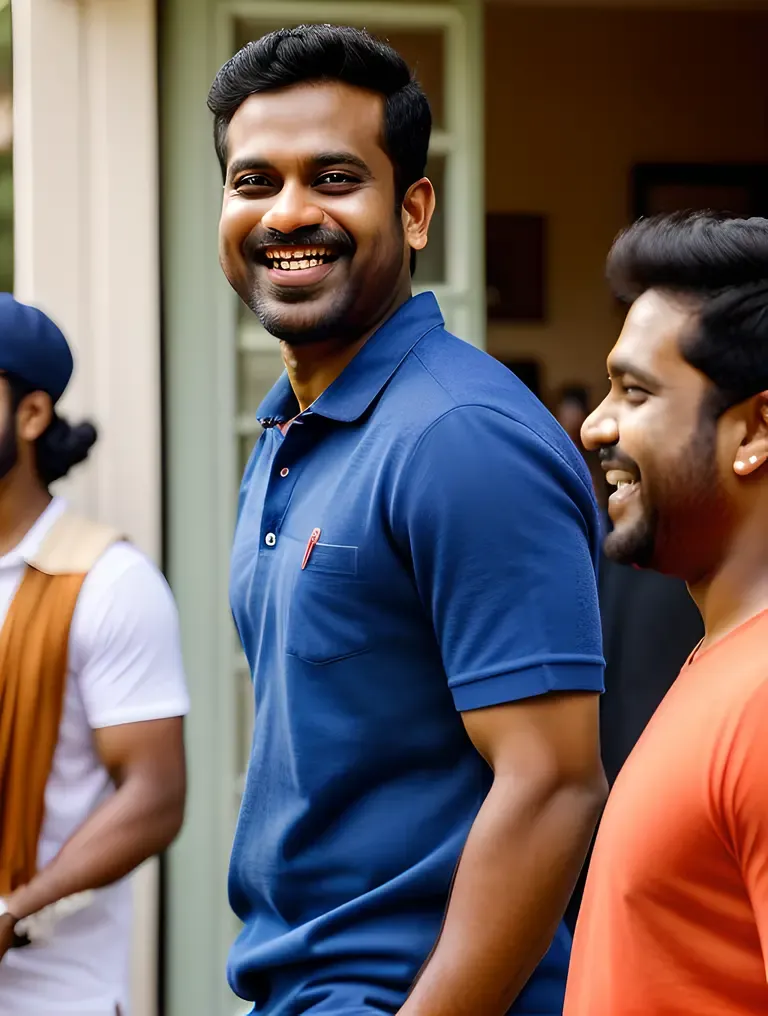 Jayasurya's Fun Side: Candid Laughing Moment