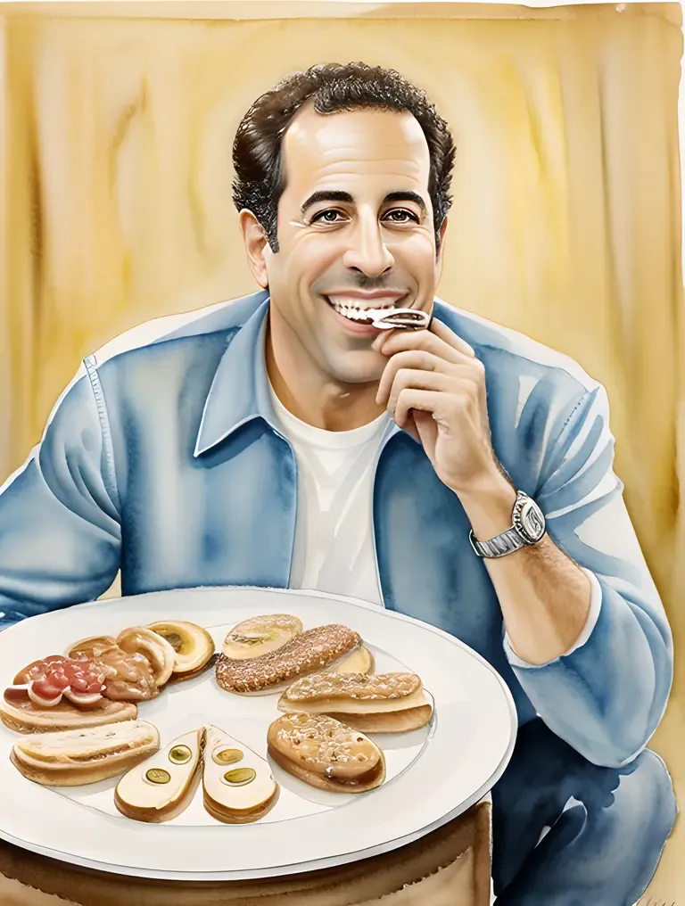 Jerry Seinfeld and Friends Enjoy Bagels and Laughter