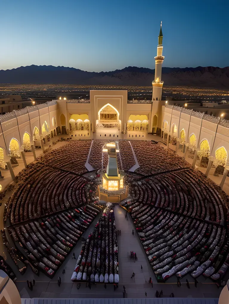 Joyful Eid Celebration at Masjid Nabawi