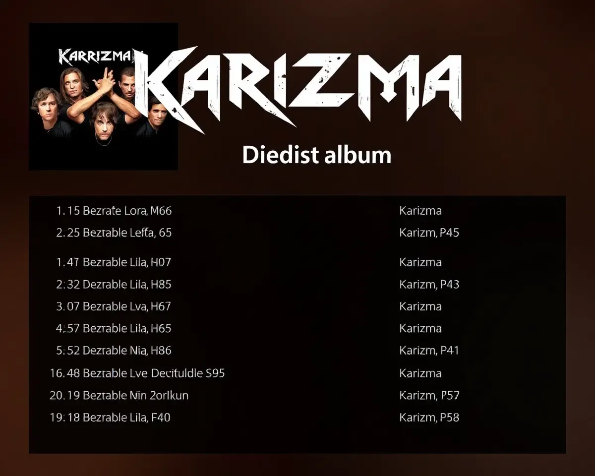 Karizma Album Discography with Previous and Upcoming Albums