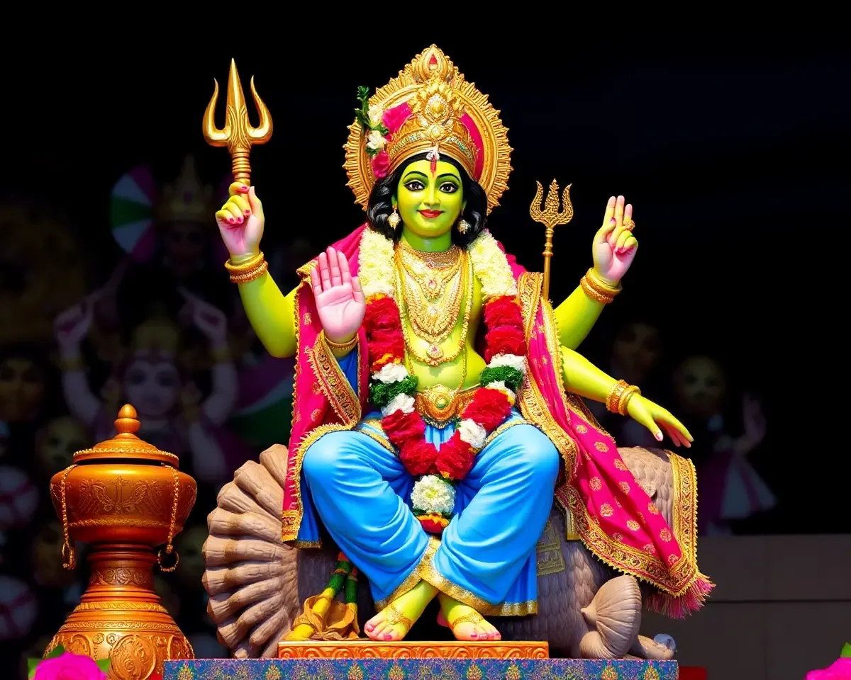 Krishna Bhagwan Image: Unique Representation of Divine Glory