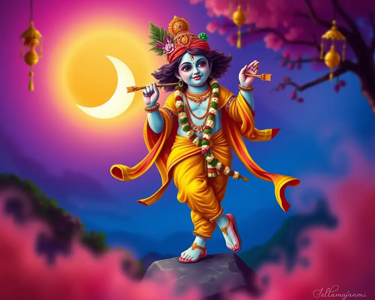 Krishna Janmashtami Images Depict Lord's Divine Appearance