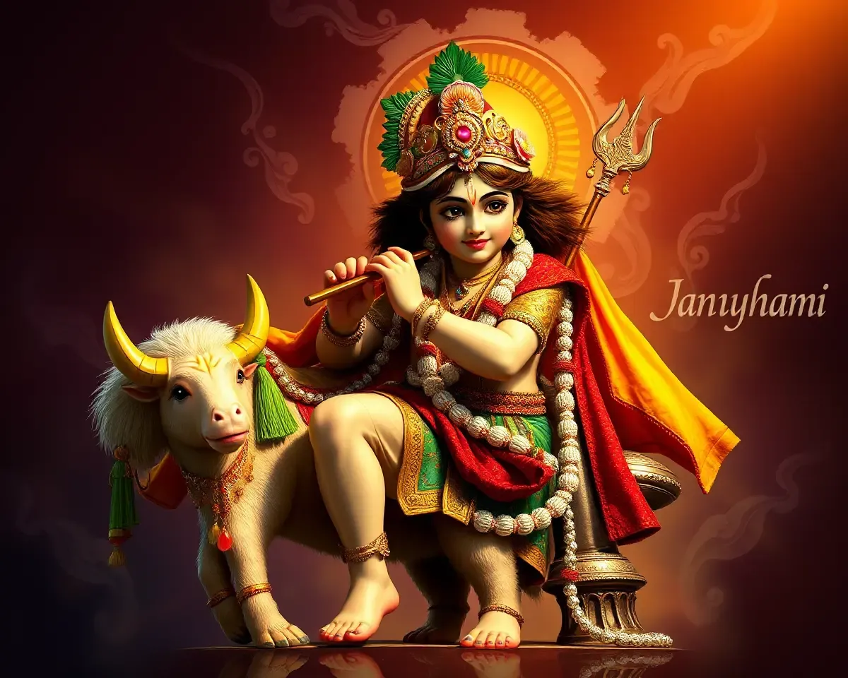 Krishna Janmashtami Images HD in Festive Mood