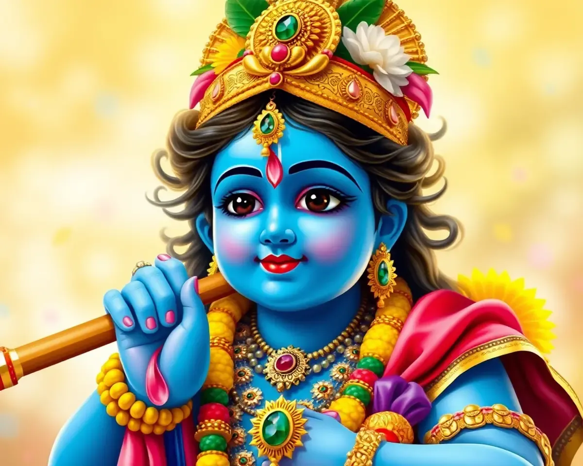 Krishna Janmashtami Images HD in Vibrant Colors