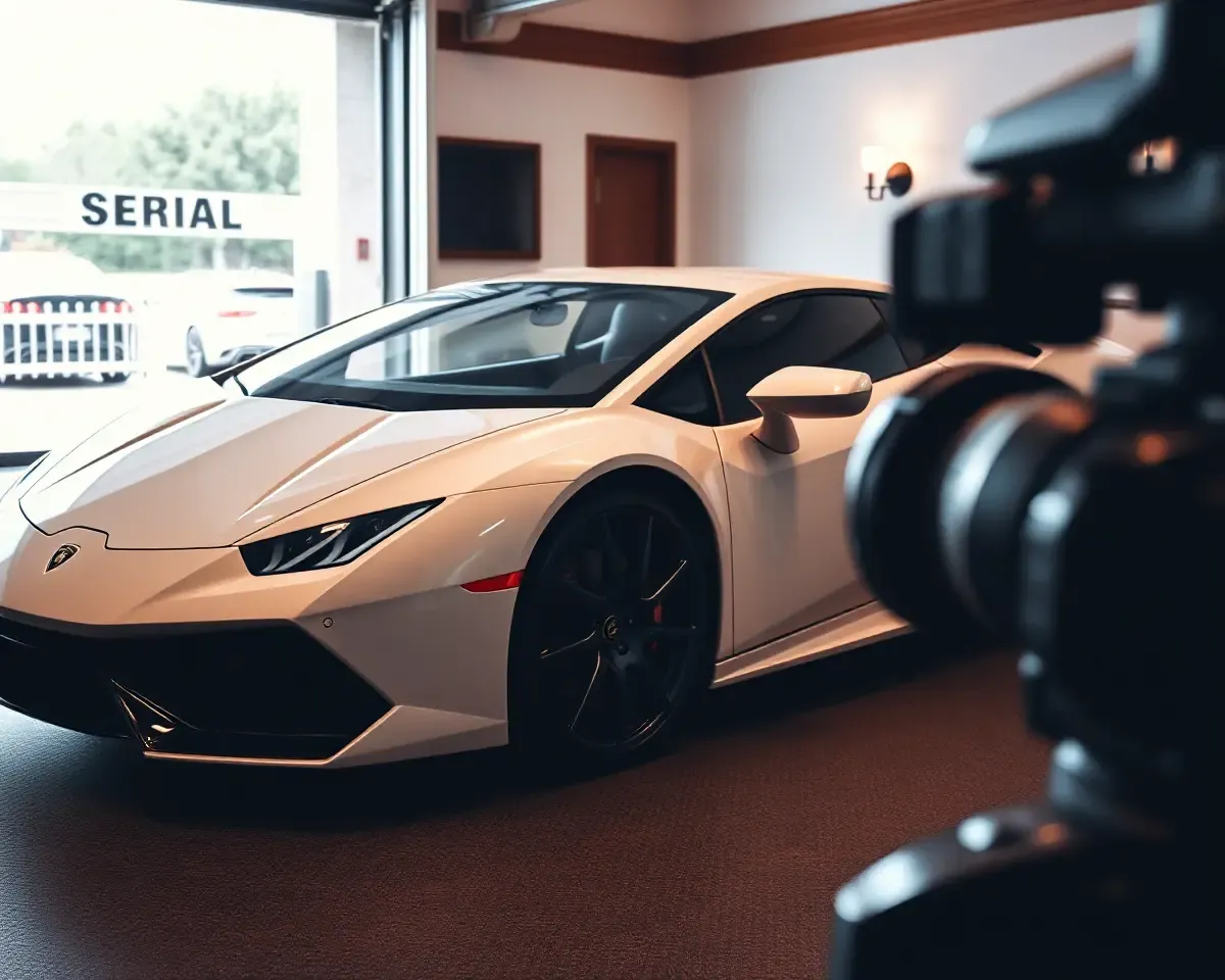 Lamborghini Sian in Luxurious Garage Setting