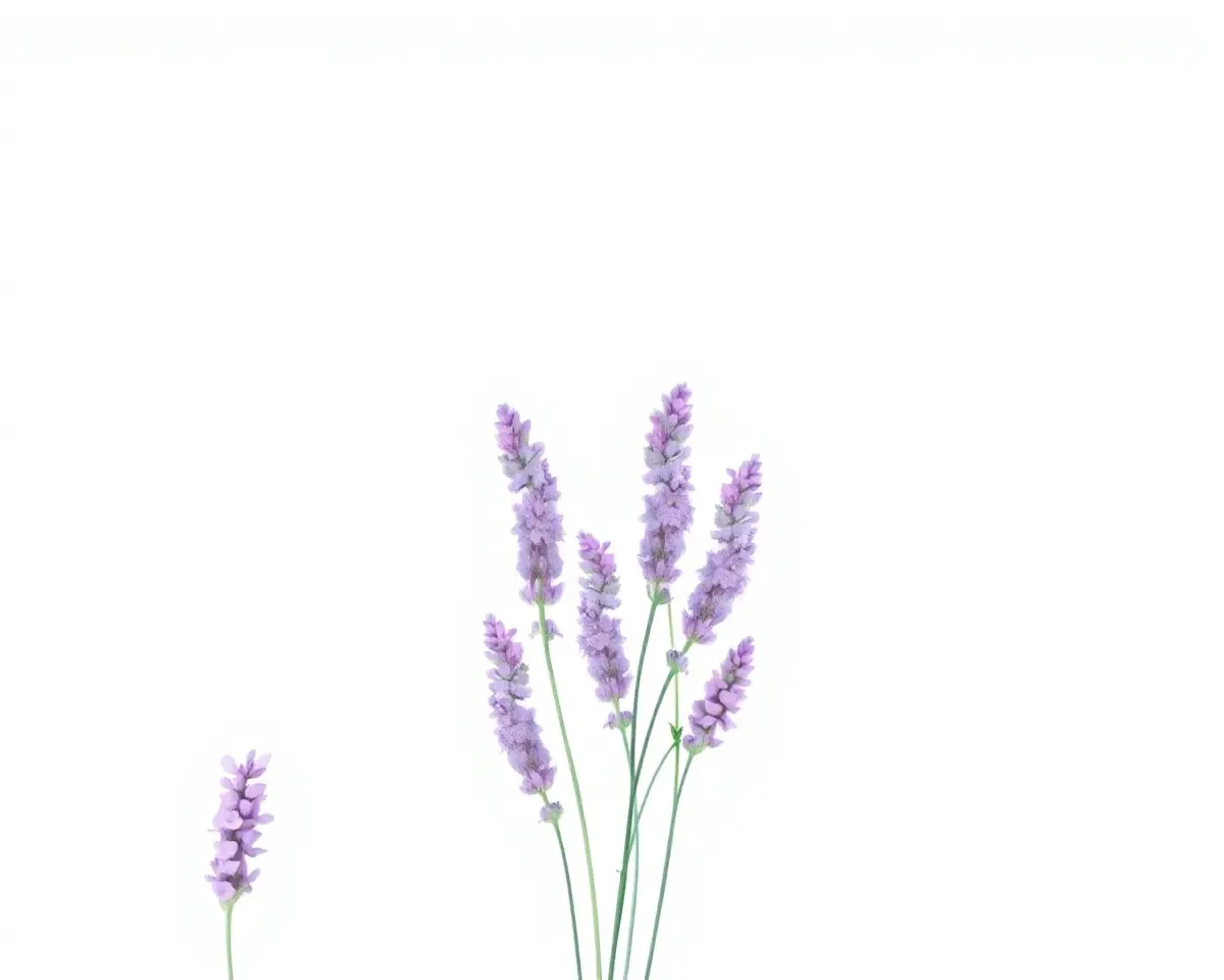 Lavender iPhone Icons on Stylized Home Screen