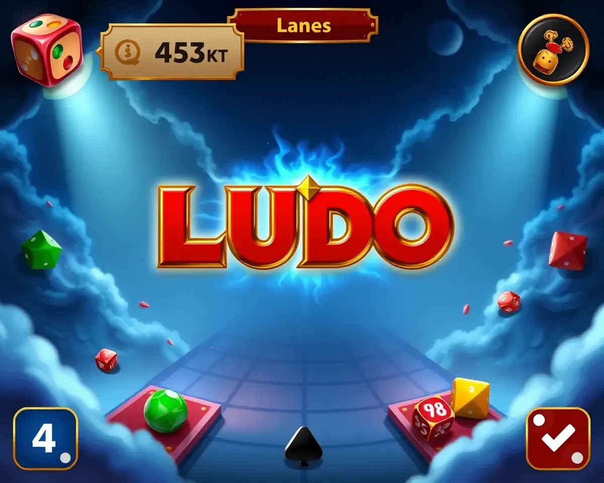Ludo Game Image Illustrates Colorful Board Design