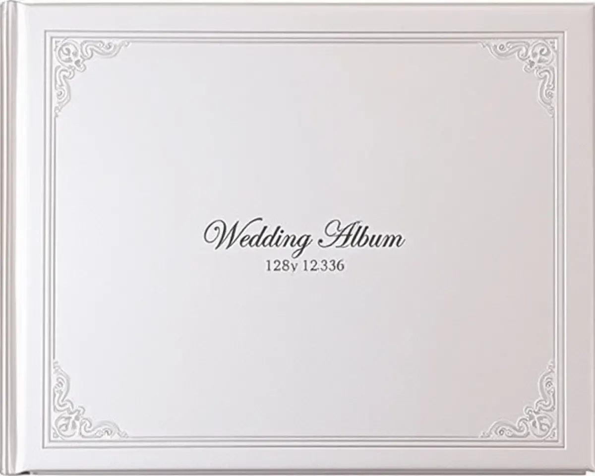 Luxurious Embossed Wedding Album Cover PSD Free Download 12x36