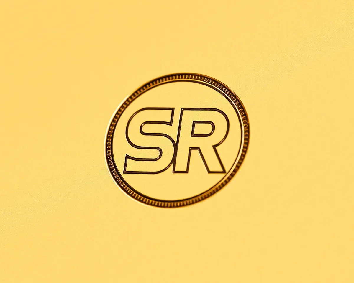 Metallic Foil SRK Logo for Luxury Packaging