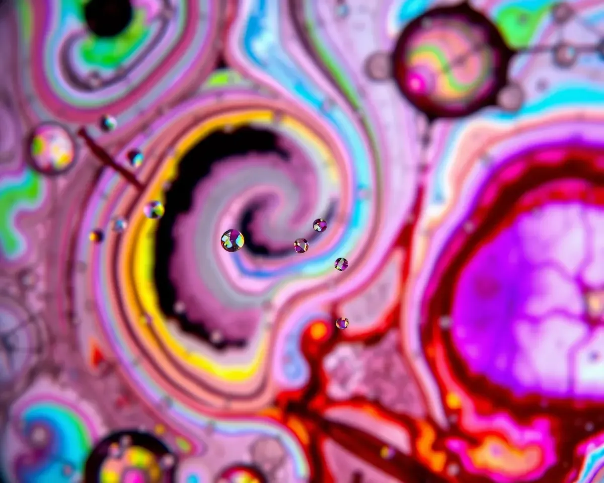 Microscopic World of Glowing Particles Revealed