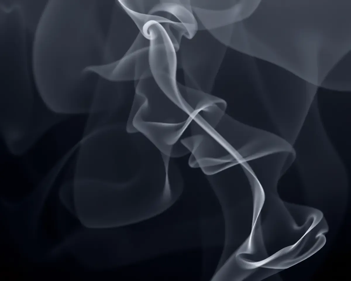 Minimalist Illustration on Smoke iPhone Wallpaper