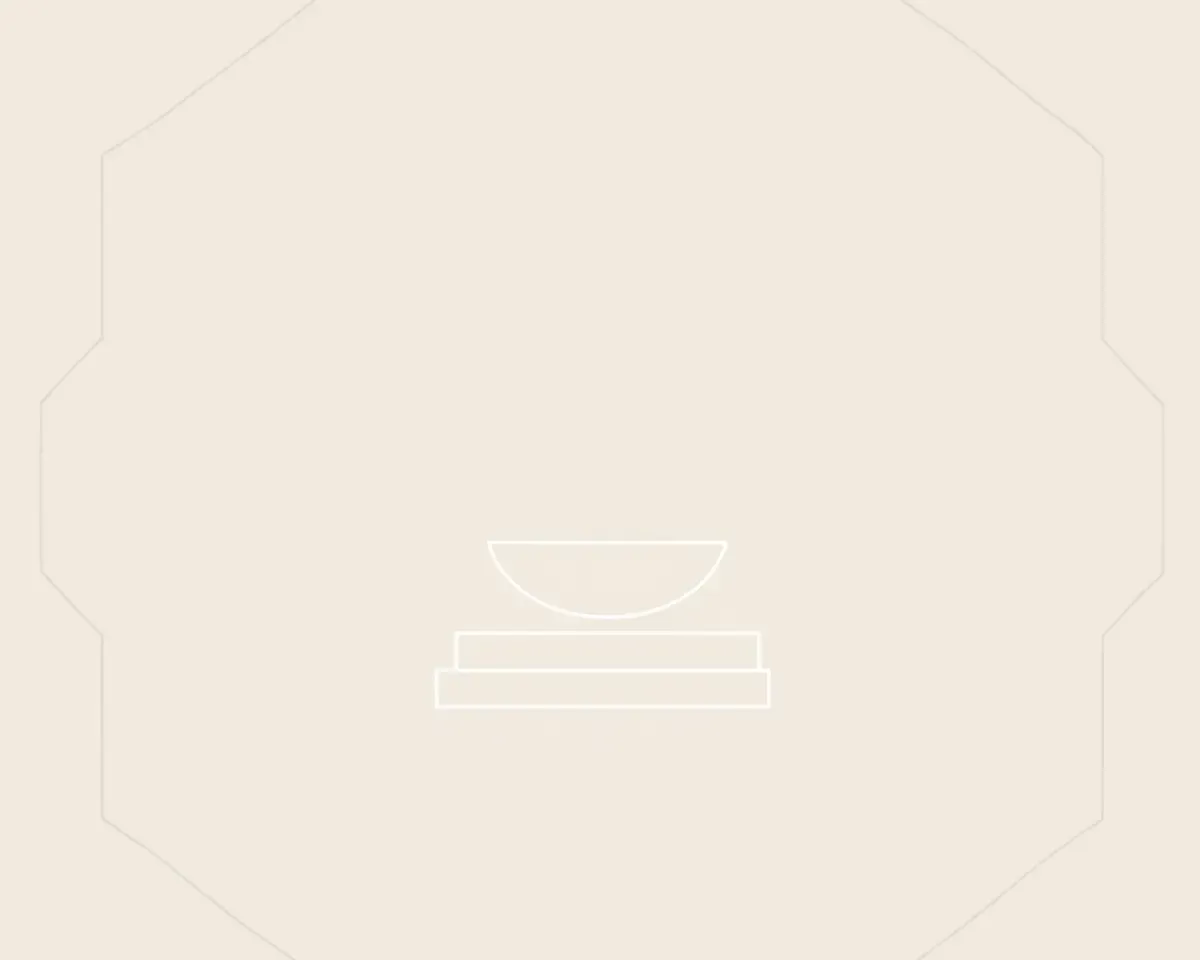 Minimalist Shradhanjali Design with Clean Lines and Negative Space