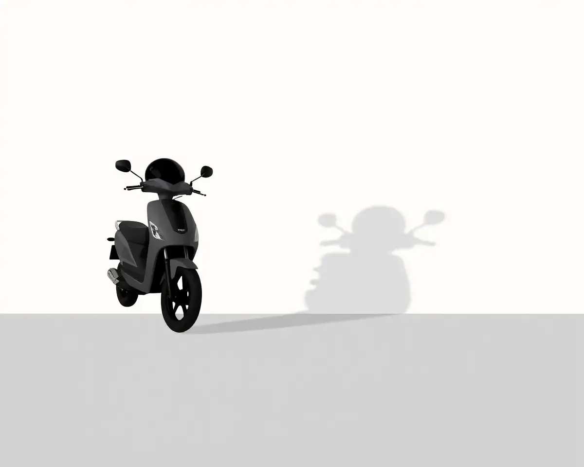Mocop Stands Alone in Minimalist Room