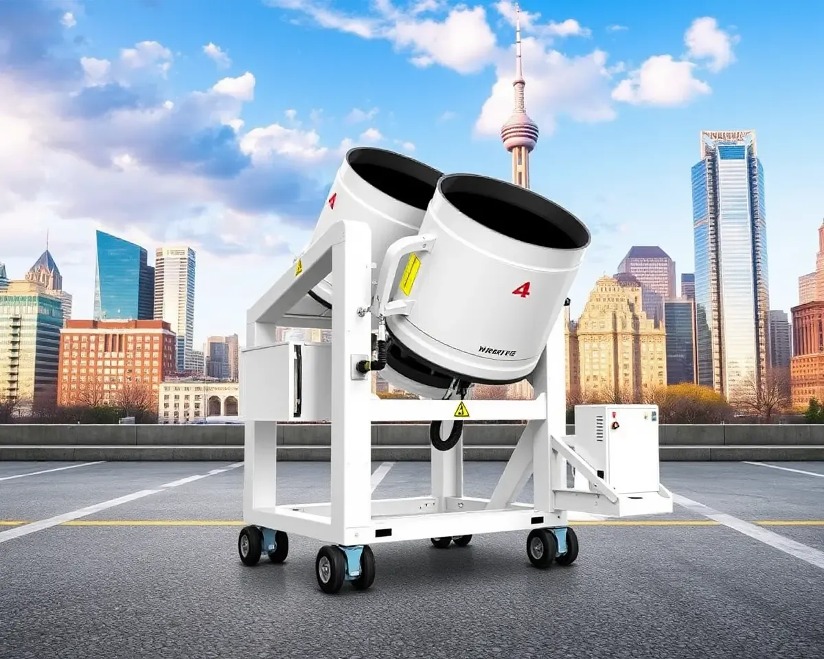 Modern 4 Tower Lift Concrete Mixer Machine Design