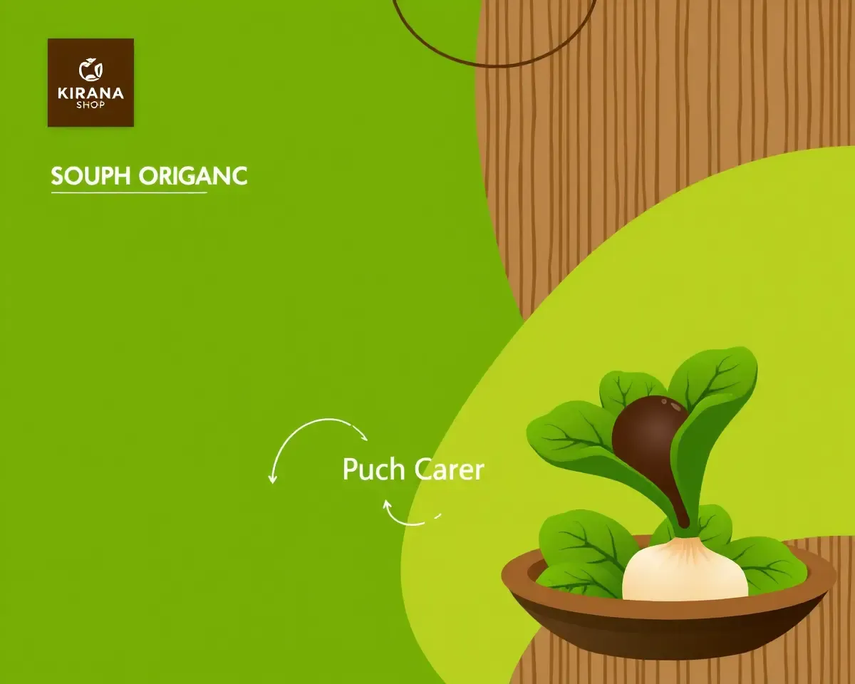 Modern Banner Design for Organic Kirana Shop