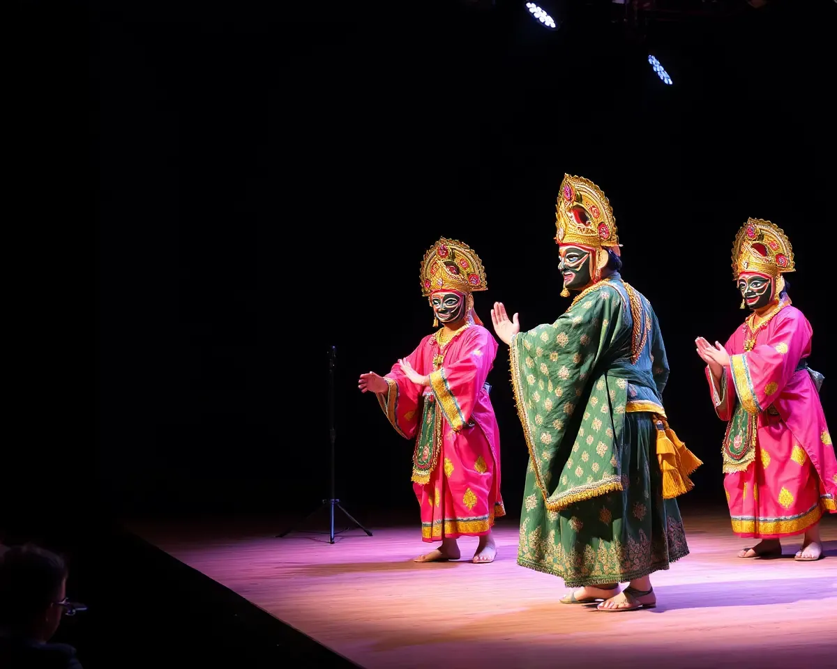 Modern Yakshagana Performance with Contemporary Twist
