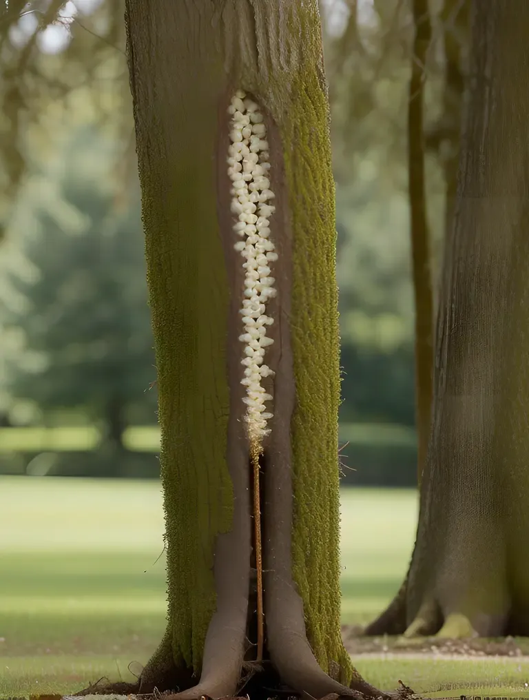 Mycorrhizal Fungus and Tree Roots: Nutrient Exchange and Support