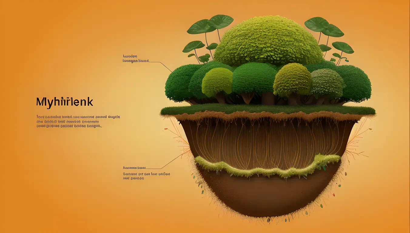 Mycorrhizal Network: Fungus and Plants United