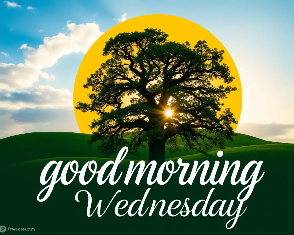 Nature-Inspired Design with Good Morning Wednesday Elegant