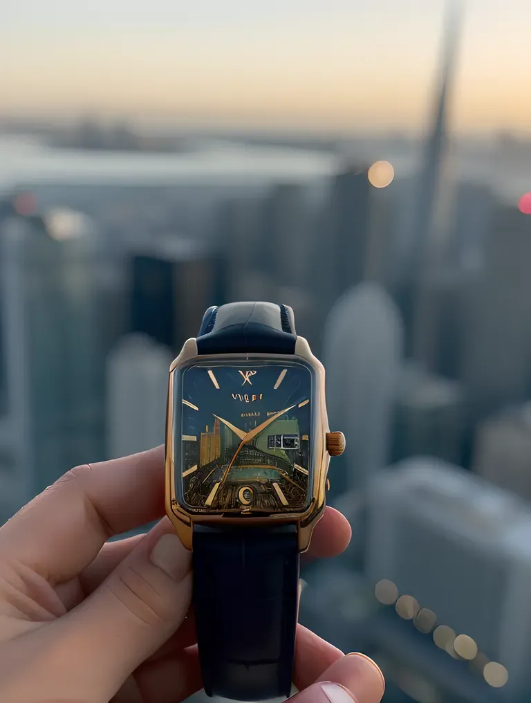 Omnitrix on Ben's Wrist Amid City and Alien Threat