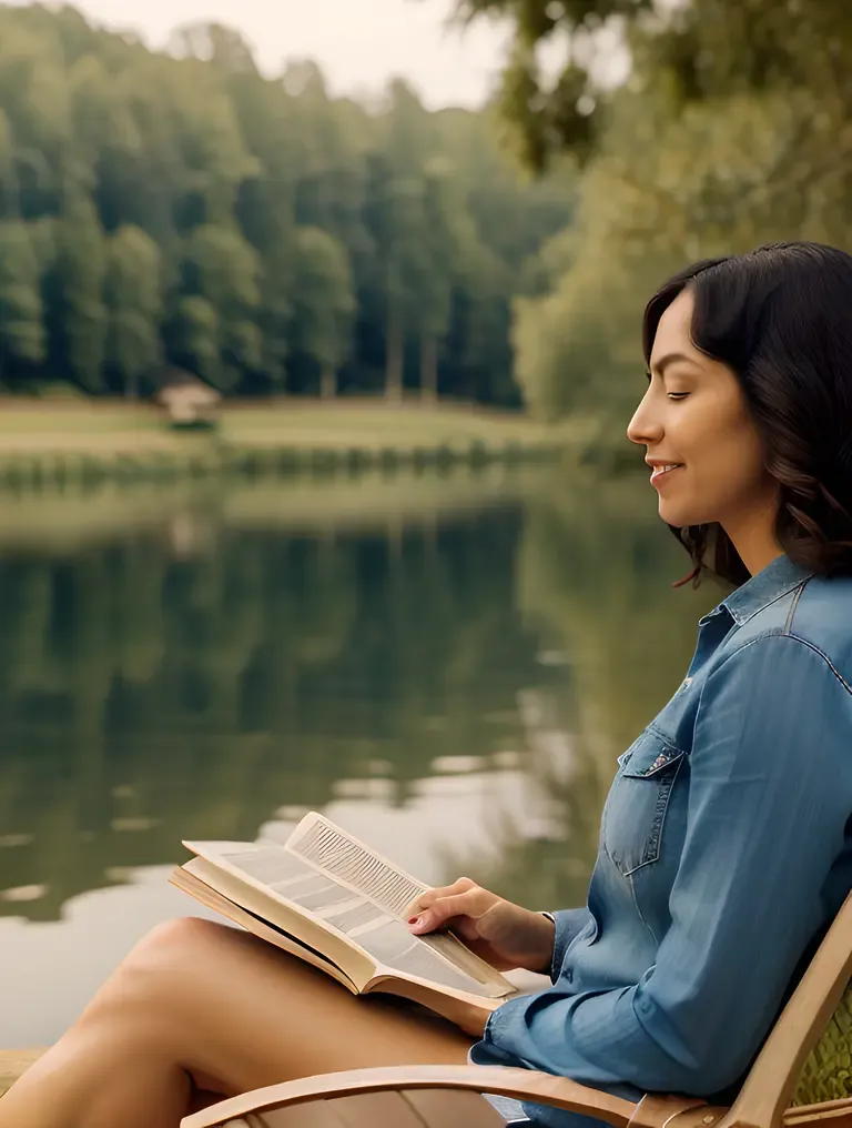 Peaceful Granth Book Reading in Nature