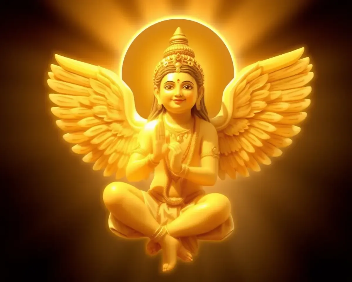 Peaceful Sudithar Surrounded by Halo of Light