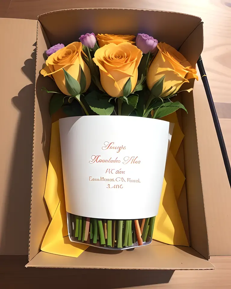 Personalized Teacher Appreciation Gift with Beautiful Bouquet of Flowers