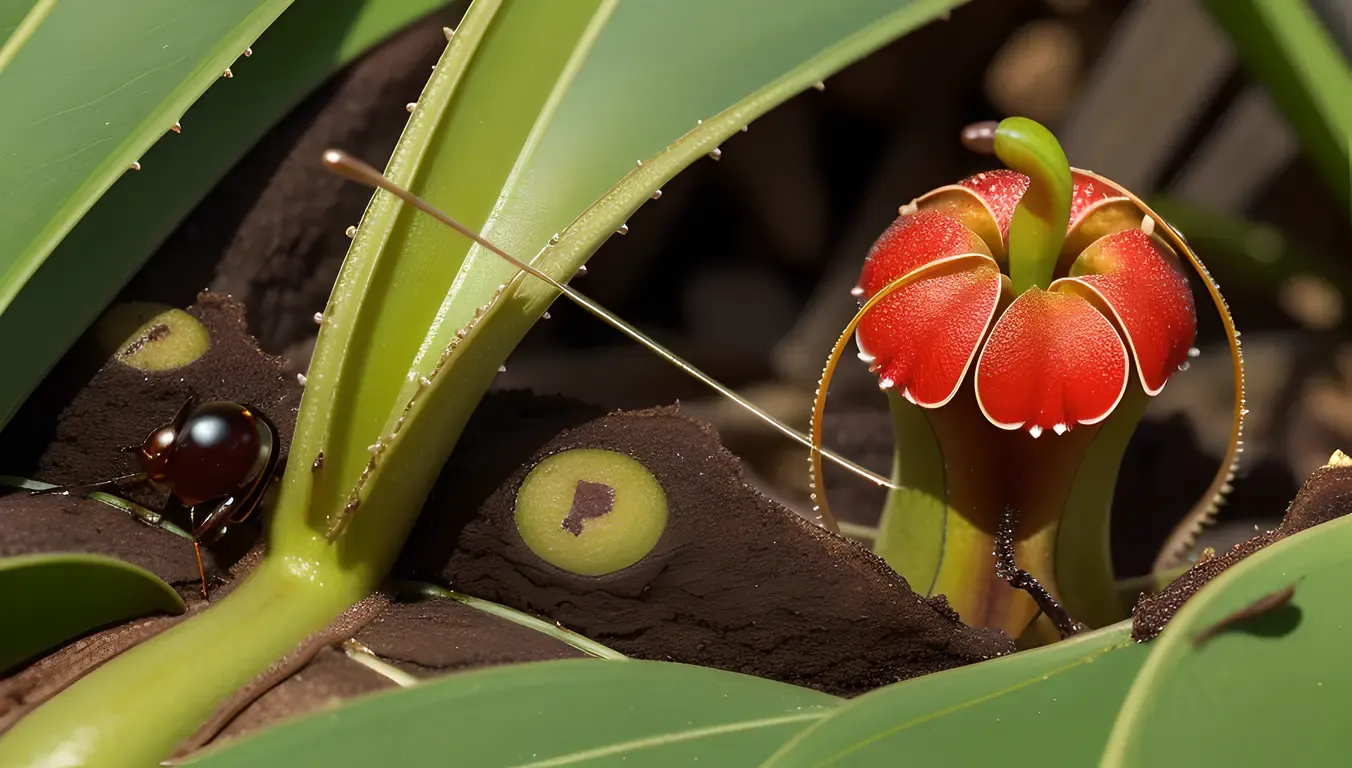Pitcher Plant: Insects and Plant Symbiosis in Action